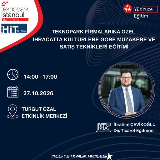 İhracatta Kültürlere Göre Müzakere ve Satış Teknikleri Eğitimi